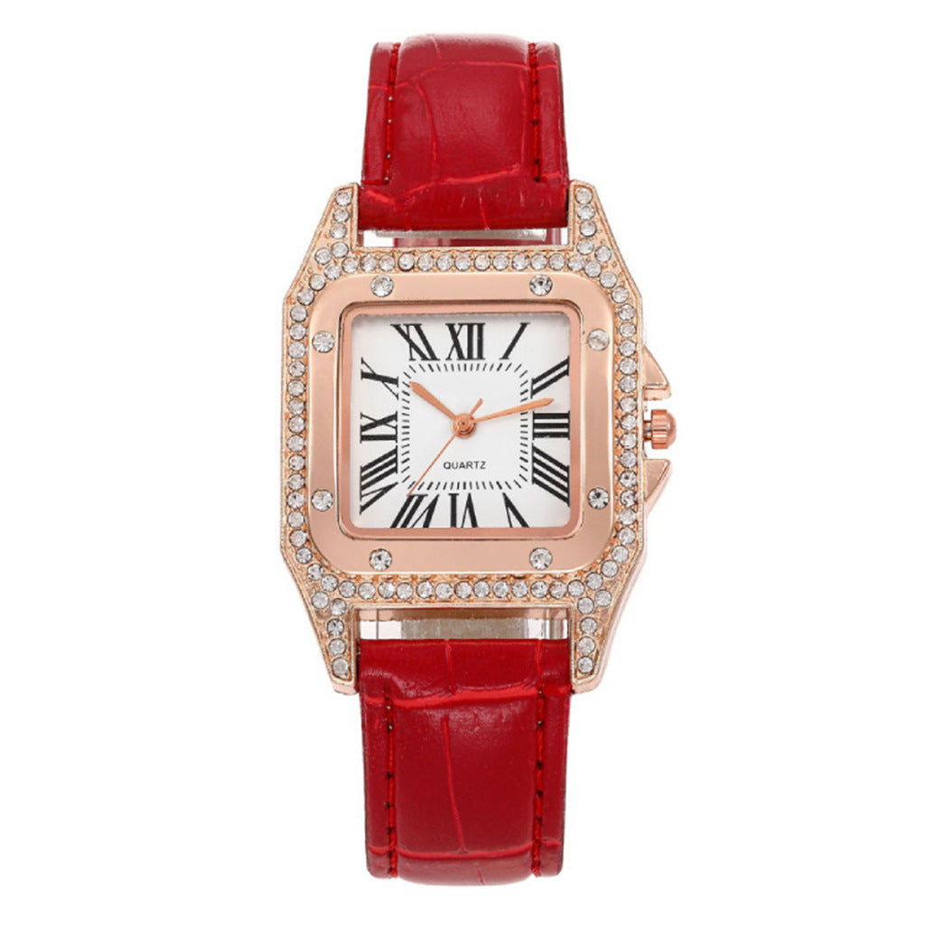New Fashion Watch Female Wine Barrel Square Belt Ladies Watch Female Watch Student Korean Casual Watch